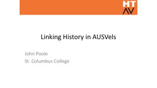 Linking History in AUSVels