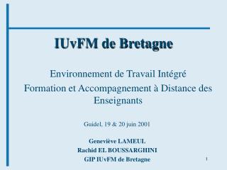 IUvFM de Bretagne