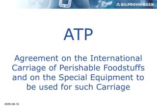ATP Annex 1, Appendix 2 § [49 (b)] Mechanically refrigerated equipment