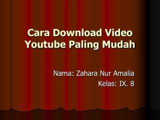 Cara Download Video Youtube Paling Mudah