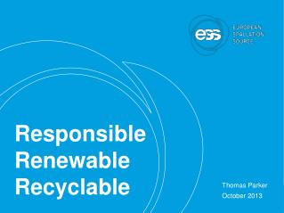 Responsible Renewable Recyclable