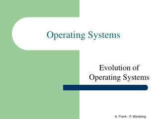 Operating Systems