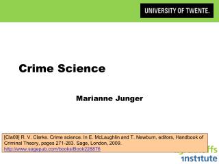 Crime Science