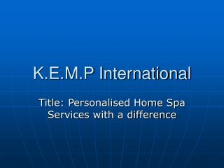 K.E.M.P International