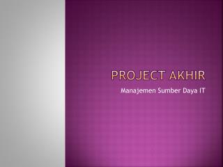 Project Akhir