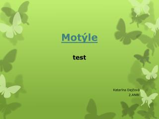 Motýle test