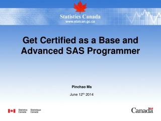 Get Certified as a Base and Advanced SAS Programmer