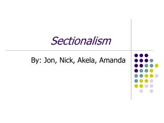 Sectionalism