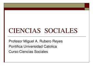 CIENCIAS SOCIALES