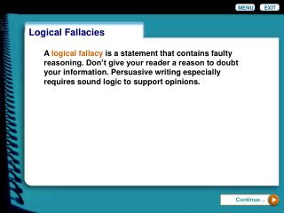 Logical Fallacies