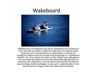 Wakeboard