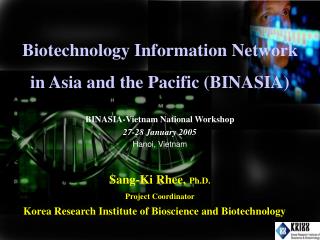 Biotechnology Information Network in Asia and the Pacific (BINASIA)