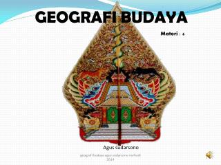 GEOGRAFI BUDAYA