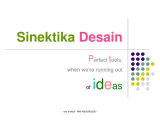 Sinektika Desain