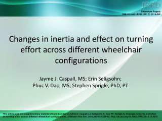 Changes in inertia and effect on turning effort across different wheelchair configurations