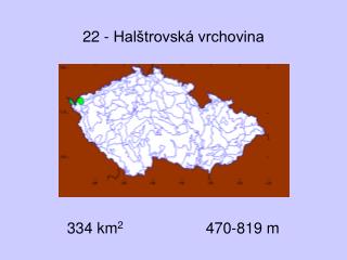 22 - Halštrovská vrchovina