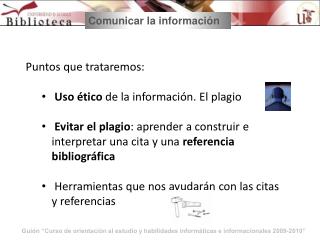 Comunicar la información