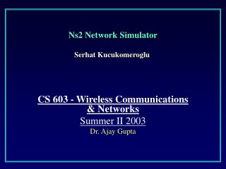 Ns2 Network Simulator