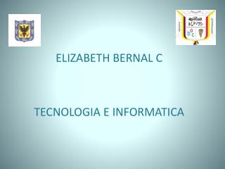 ELIZABETH BERNAL C TECNOLOGIA E INFORMATICA