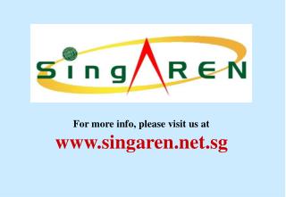 For more info, please visit us at singaren.sg