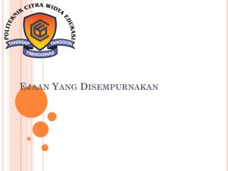 Ejaan Yang Disempurnakan