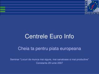 Centrele Euro Info