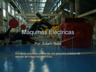 PPT - Máquinas Eléctricas PowerPoint Presentation, Free Download - ID ...