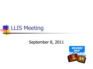 LLIS Meeting