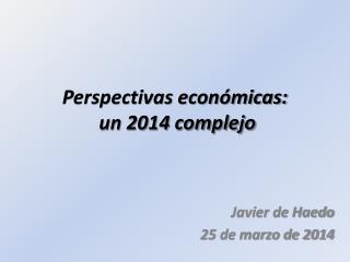 Perspectivas económicas: un 2014 complejo