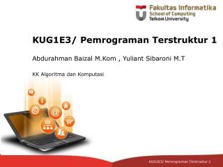 KUG1E3 / Pemrograman Terstruktur 1