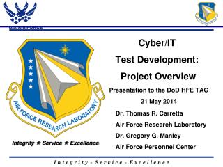 Cyber/IT Test Development: Project Overview