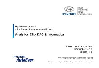 Hyundai Motor Brazil CRM System Implementation Project