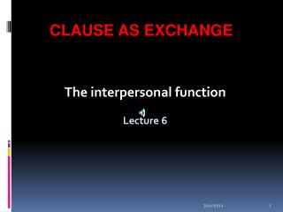 clause as exchange