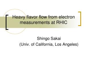 Heavy flavor flow from electron measurements at RHIC