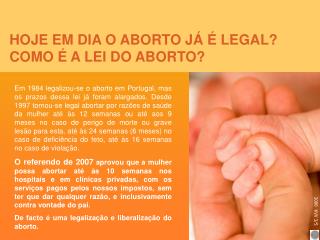 HOJE EM DIA O ABORTO JÁ É LEGAL? COMO É A LEI DO ABORTO?
