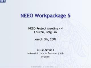 NEEO Workpackage 5