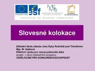 Slovesné kolokace