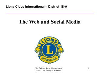 Lions Clubs International – District 18-A