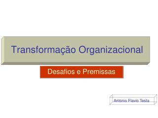 Transformação Organizacional