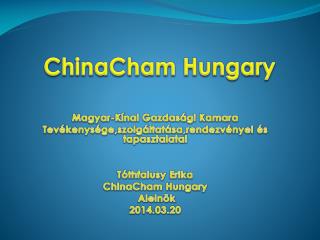 ChinaCham Hungary
