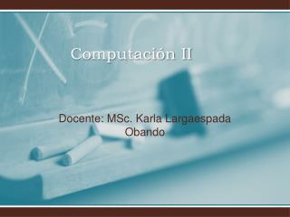 Computación II