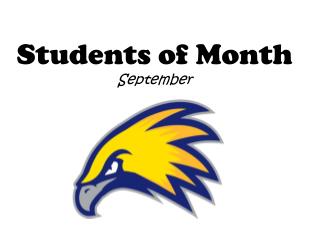 Students of Month September