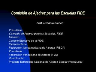 Comisión de Ajedrez para las Escuelas FIDE