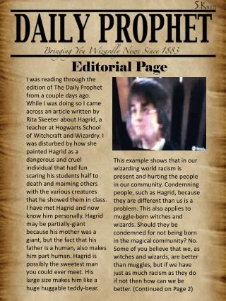 Editorial Page