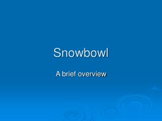 Snowbowl