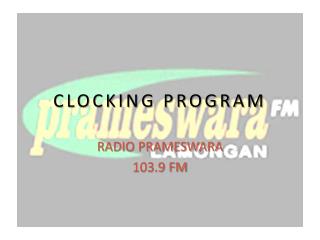 CLOCKING PROGRAM