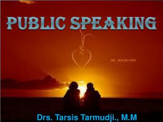 PUBLIC SPEAKING