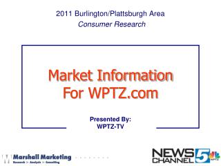 2011 Burlington/Plattsburgh Area Consumer Research