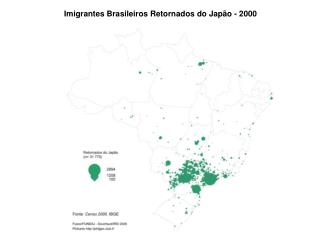 Imigrantes Brasileiros R etornados do Jap ão - 2000