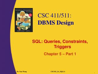 SQL: Queries, Constraints, Triggers Chapter 5 – Part 1